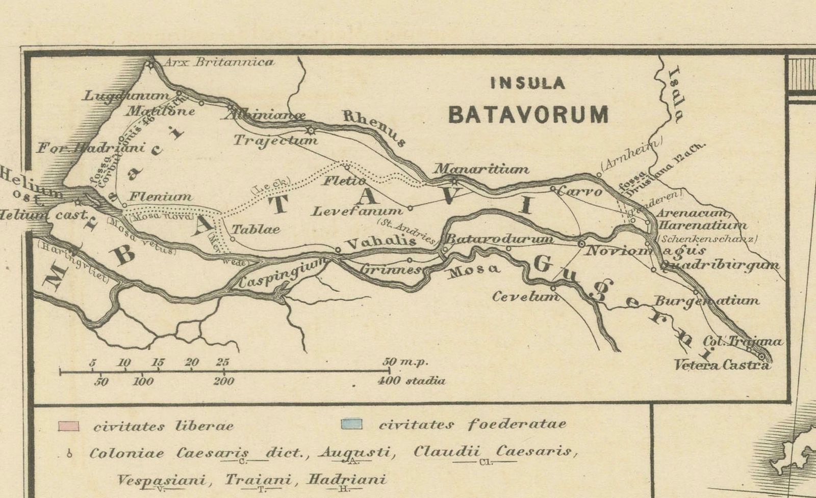 Ancient Gaul: A Cartographic Overview Of Gallic Tribes And Roman Provinces, 1880 photo 404.0