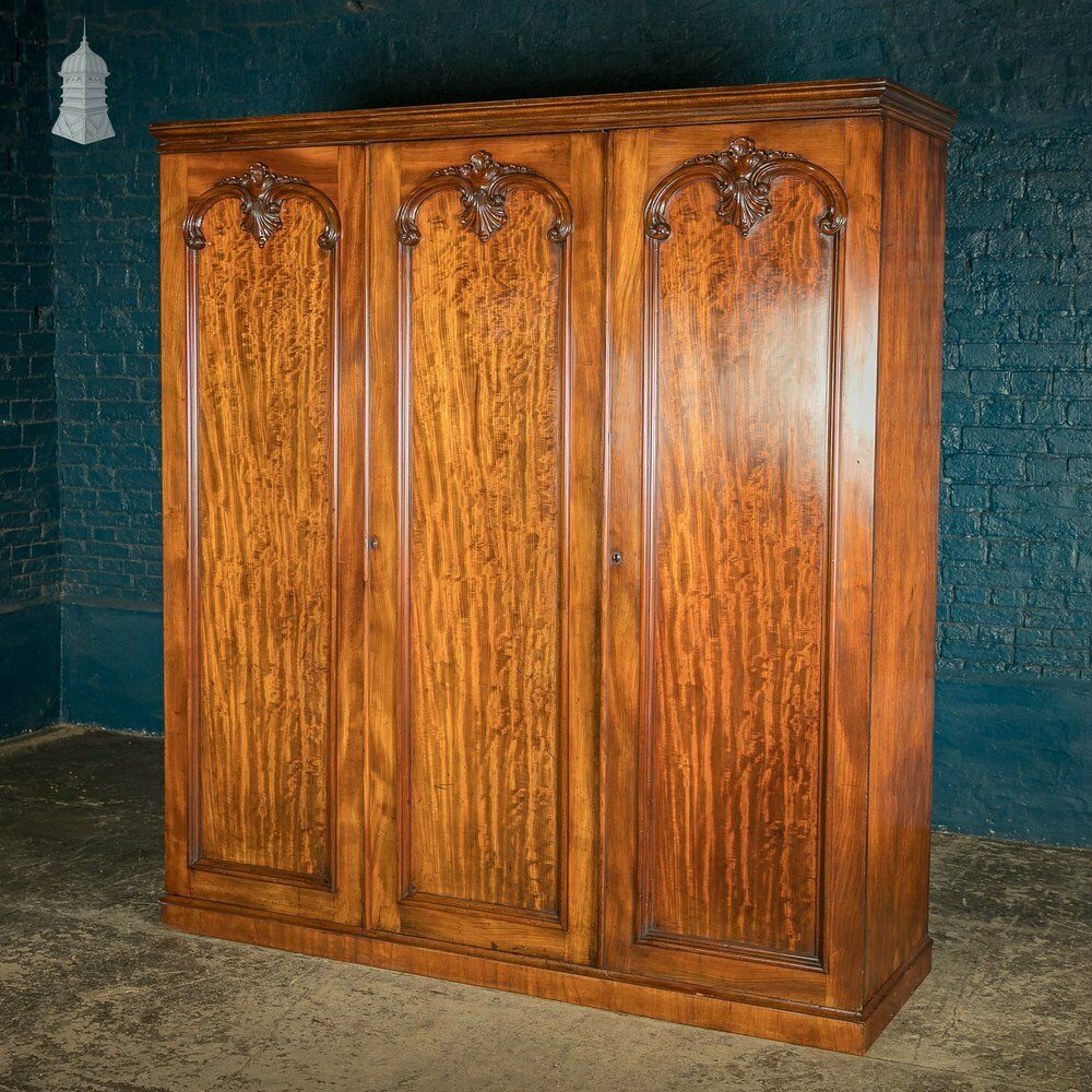 Compactum Gentlemans Wardrobe, Victorian Mottled Mahogany