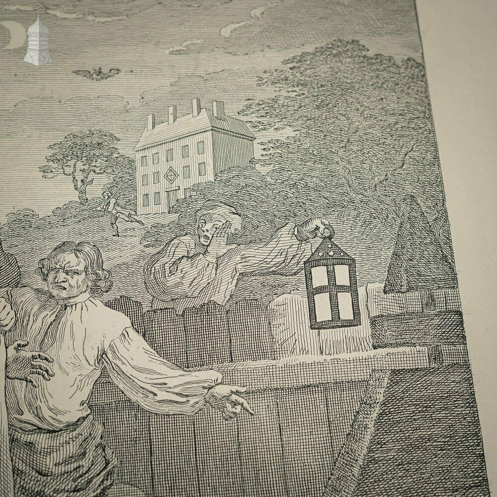 2700.0 ‘The Four Stages Of Cruelty’ Set Of 4 Original 18th C Engravings By William Hogarth Dated 1751 photo