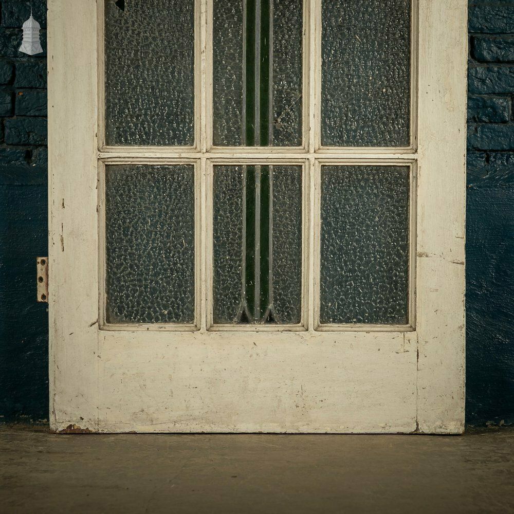 photo furniture Glazed Pine Door, Stained Glass Textured Glazing