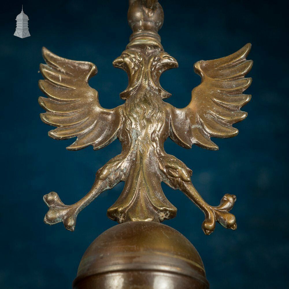 Vintage Alloy Flemish Eagle Chandelier Candelabra photo vinterior