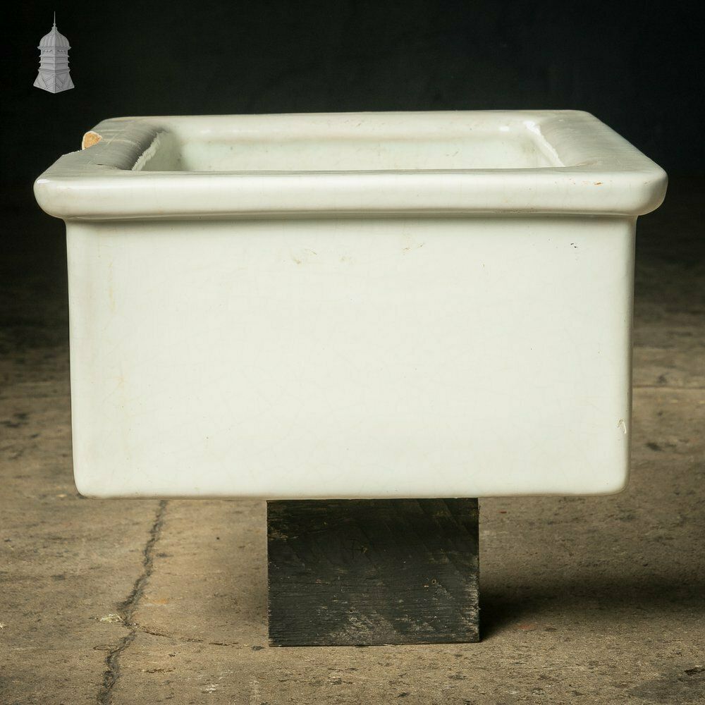Laboratory Sink, White Glazed Small Belfast Sink By Royal Doulton photo 144.0