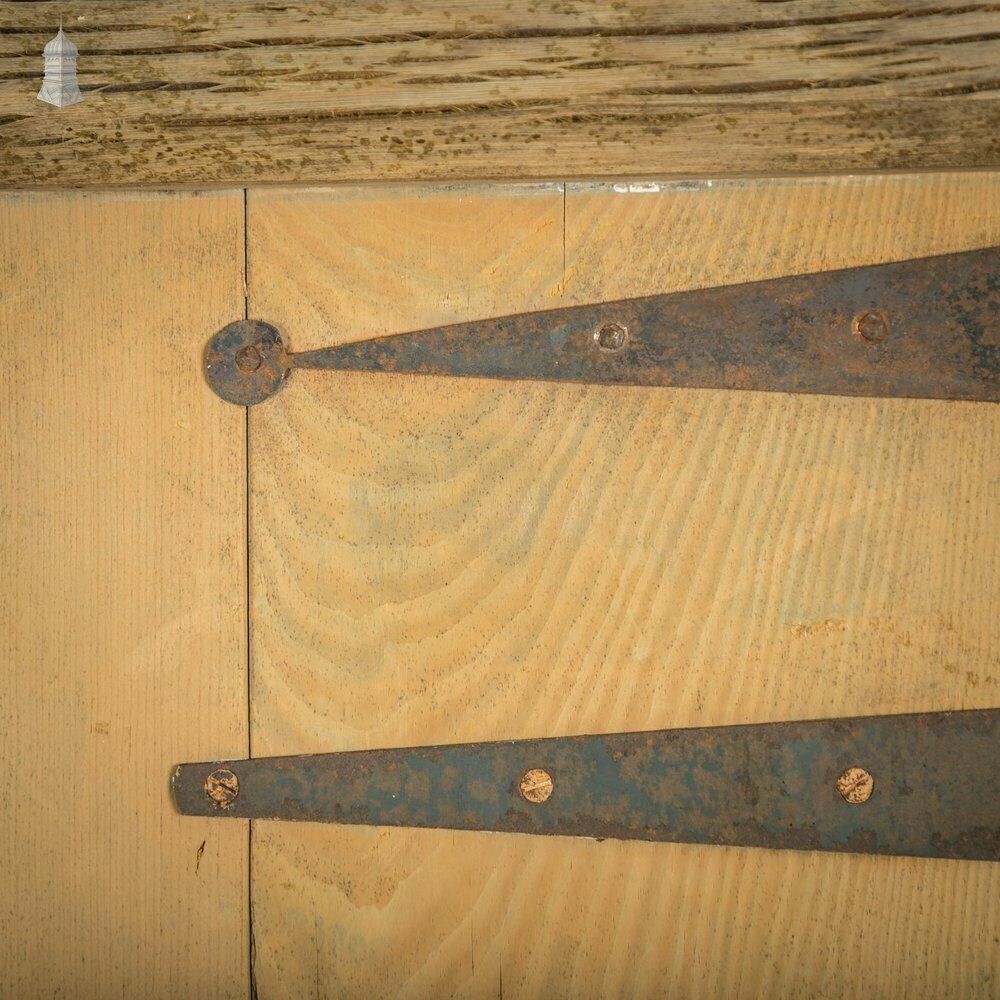 Ledged Pine Door, Georgian photo for sale