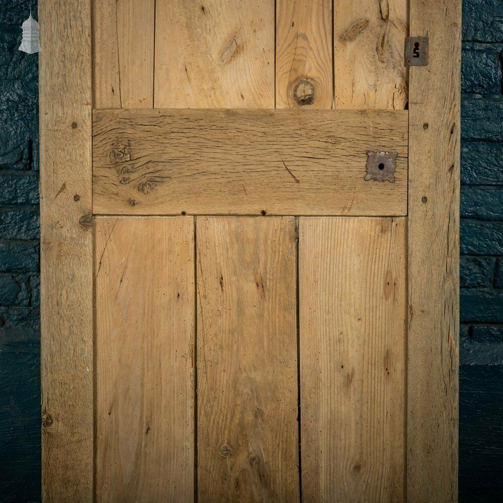 Paneled Oak Door, French 18th C photo 264.0