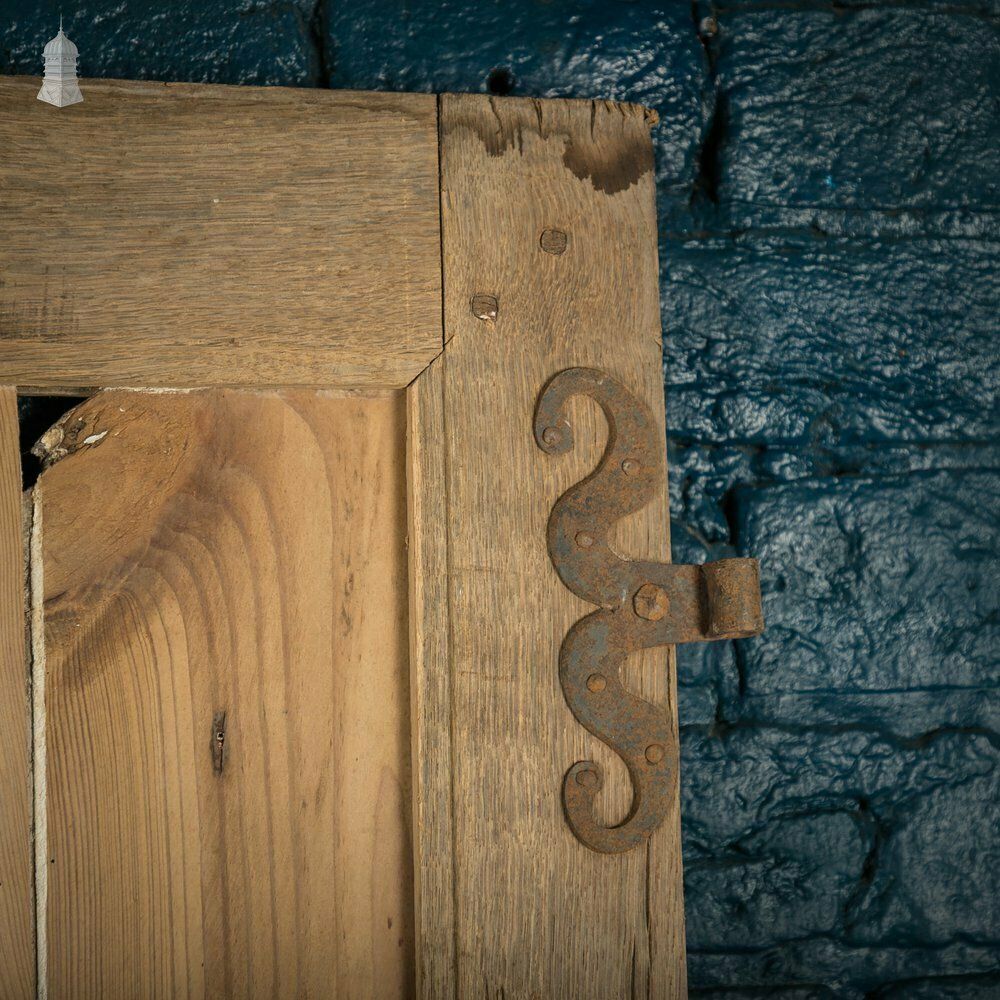 Home Fixtures Paneled Oak Door, French 18th C photo