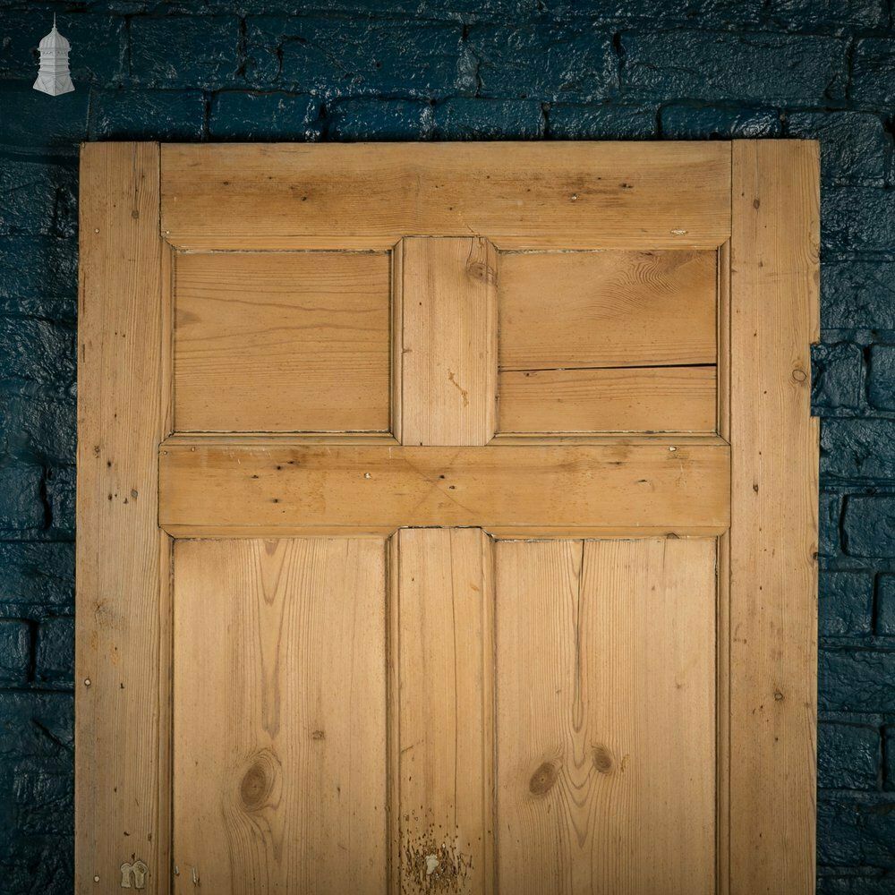 Pine Panelled Door, 18th C 6 Panel photo for sale