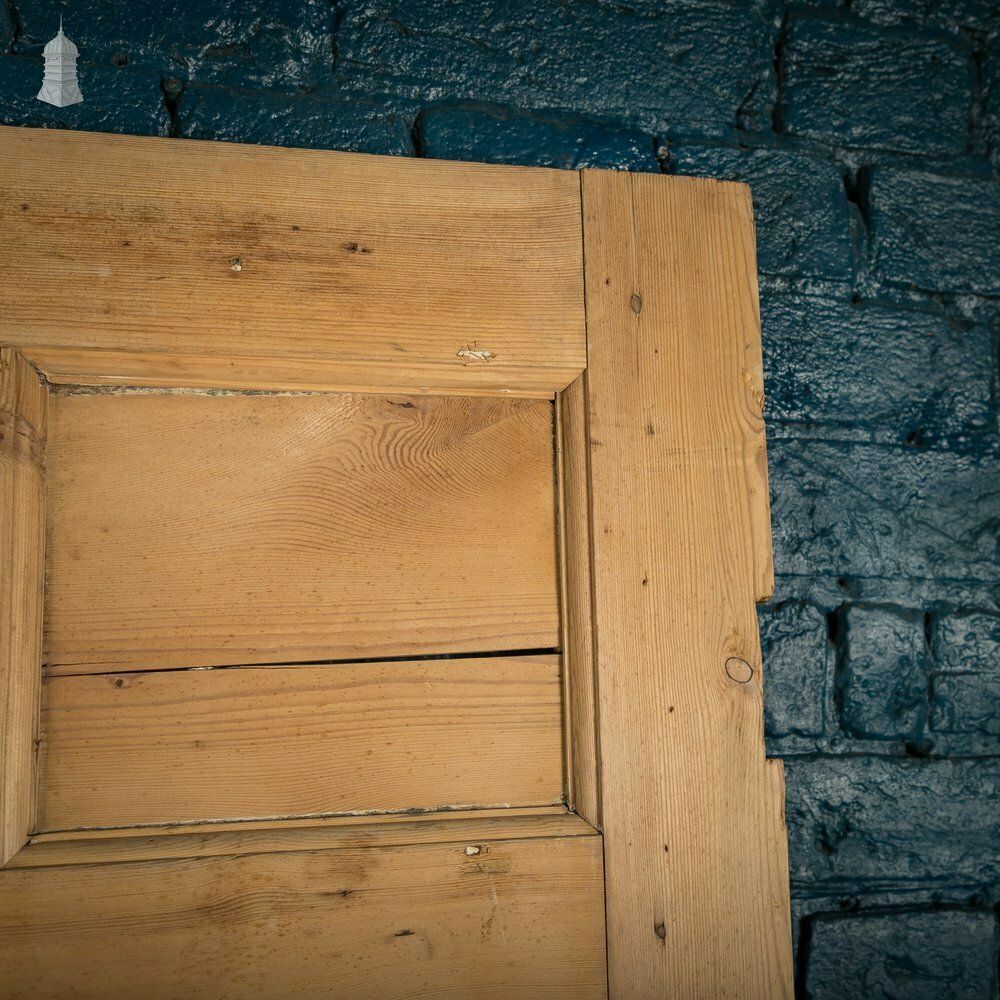 Pine Panelled Door, 18th C 6 Panel photo vintage