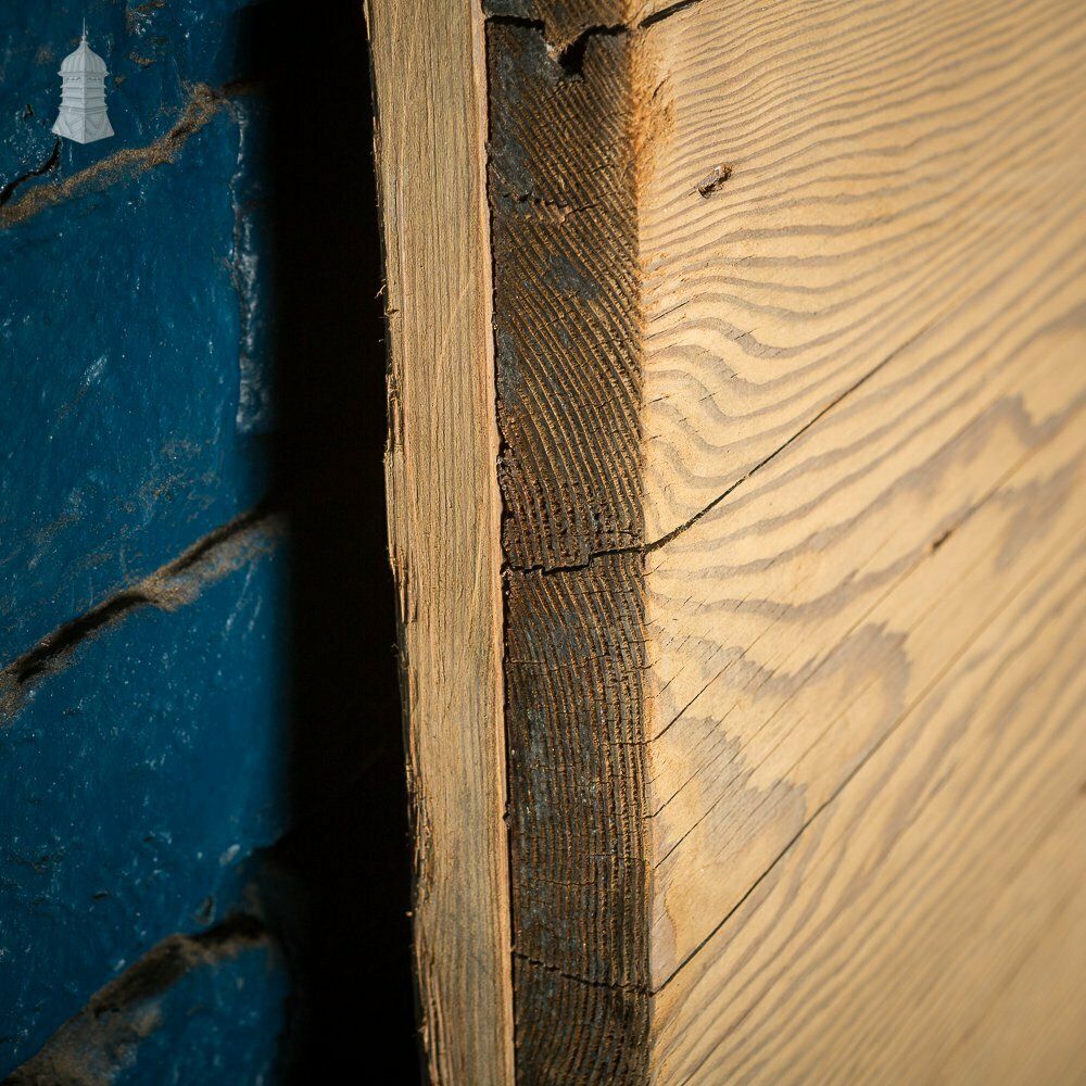 Stripped Pitch Pine Internal Door photo vintage