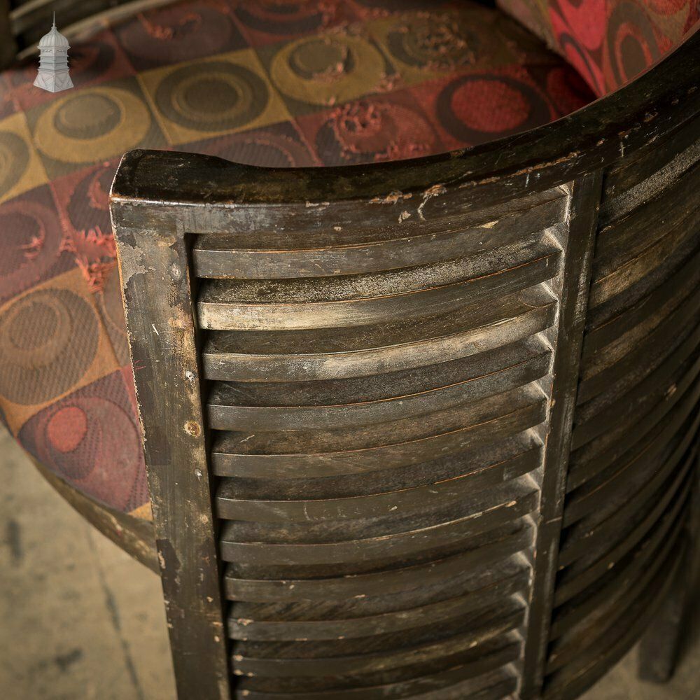 Art Deco Ebonised Tub Chairs From A Hotel In Bombay [No. 2] photo 1050.0