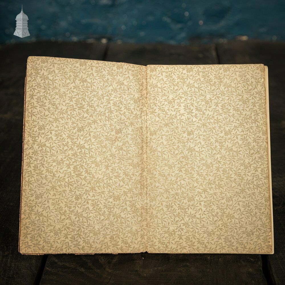 Small 19th C Red Leather Bound Journal Documenting A Hunting Trip To India With Hand Drawn Sketches photo Home Decor