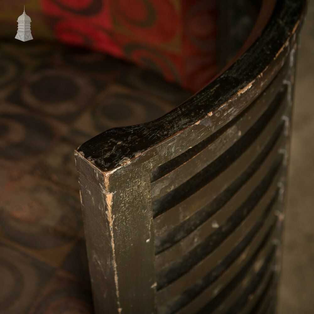 photo for sale Art Deco Ebonised Tub Chair From A Hotel In Bombay [No. 5]