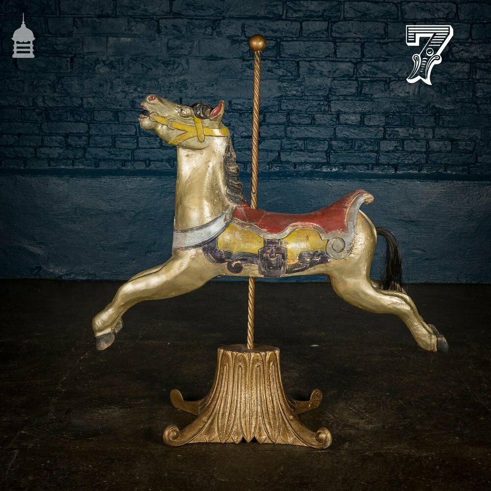 A Rare English 19th C Juvenile Carousel Galloper Horse By Anderson Of Bristol Circa 1890 No. 7 photo furniture