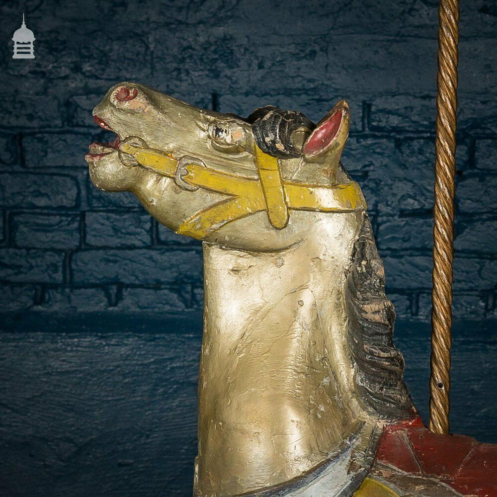 A Rare English 19th C Juvenile Carousel Galloper Horse By Anderson Of Bristol Circa 1890 No. 7