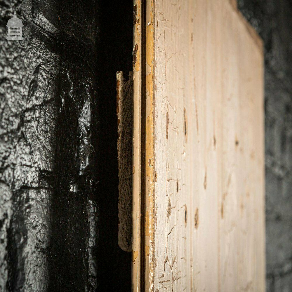 photo furniture Narrow 19th C Ledged And Braced Painted Cottage Door