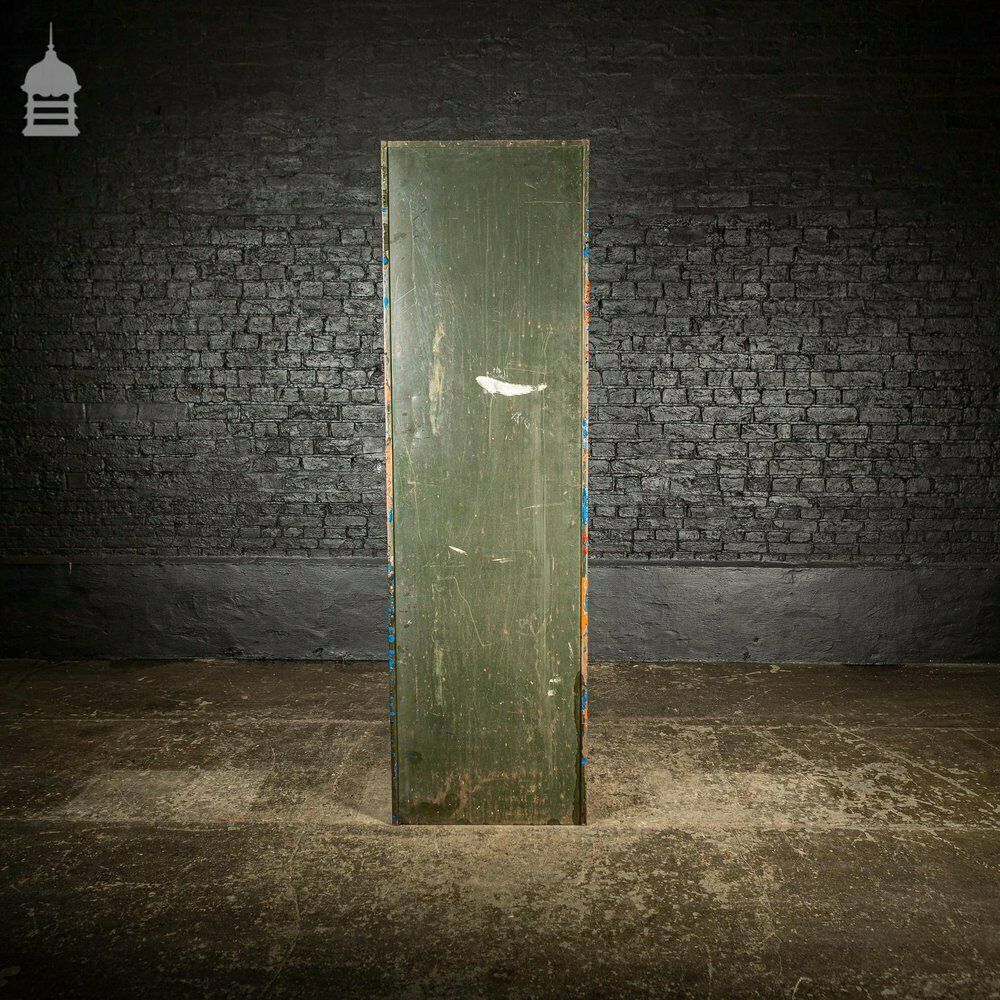 1940’s Metal Wwii Military Cabinet With Abstract Painted Finish No. 2 photo buy