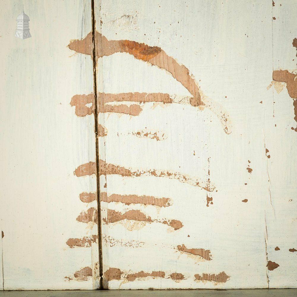 photo furniture 19th C Ledged And Braced Pine Cottage Door With White Distressed Paint Finish