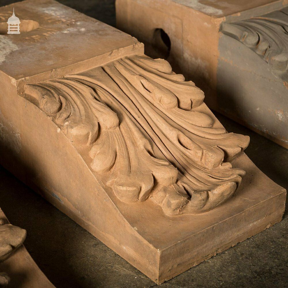19th C Collection Of 47 Architectural Corbel Elements With Acanthus Detail photo vinterior