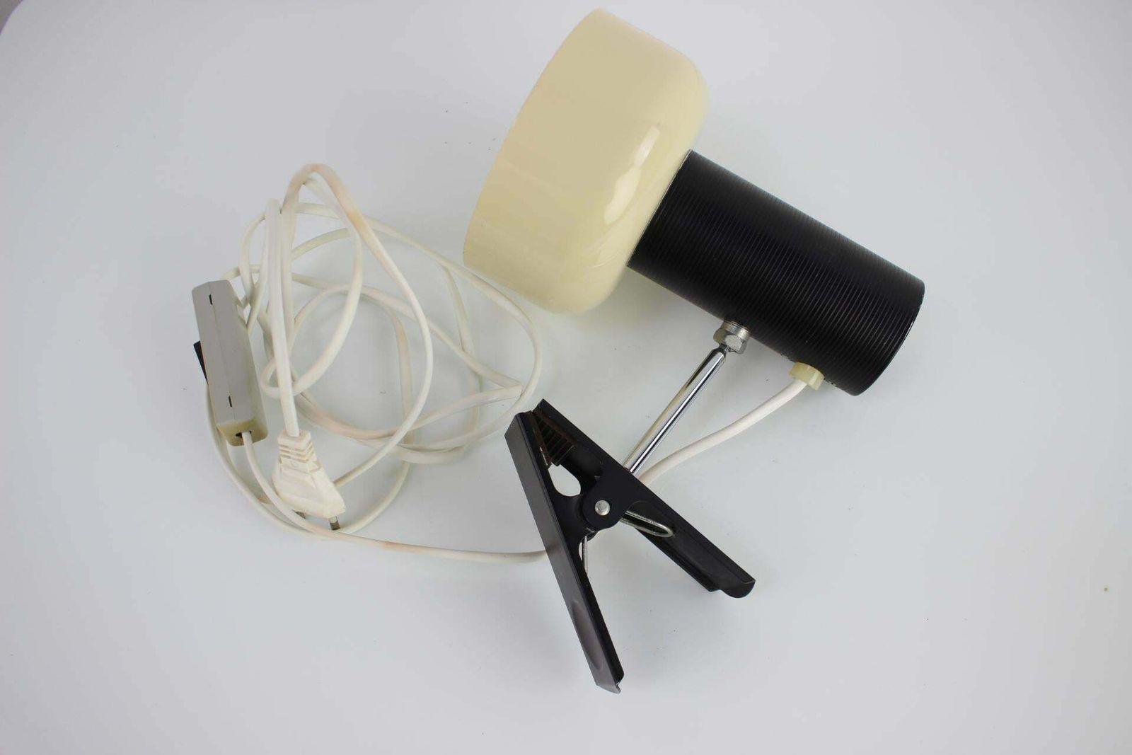 Mid Century Lamp With Clip By Napako, 1970's photo for sale