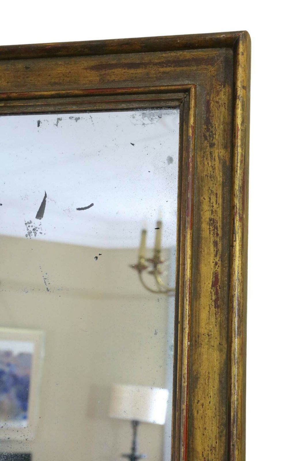 Antique 19th Century Fine Quality Large Gilt Overmantle Wall Mirror photo for sale