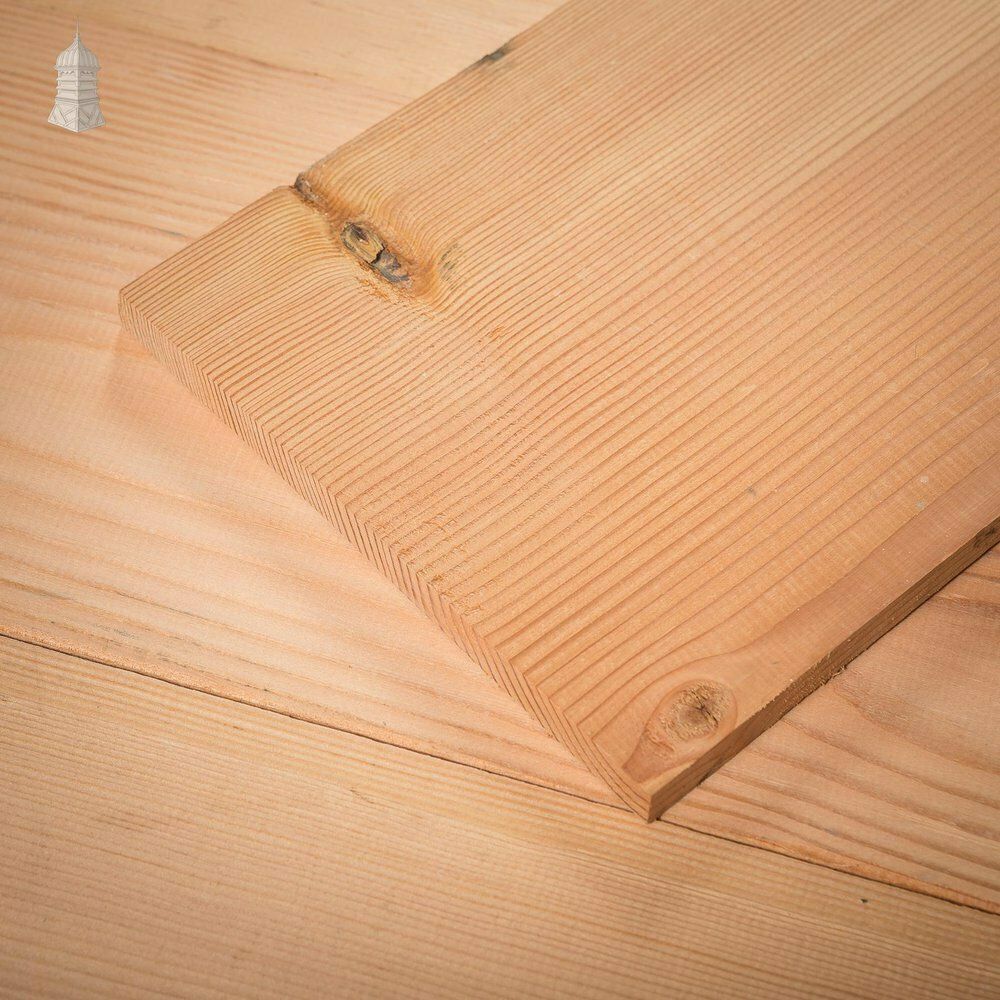 Batch Of 7.5 Square Metres Of 8 Inch Wide Resawn Columbian Pine Floorboards