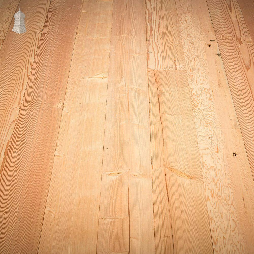 photo for sale Batch Of 7.5 Square Metres Of 8 Inch Wide Resawn Columbian Pine Floorboards