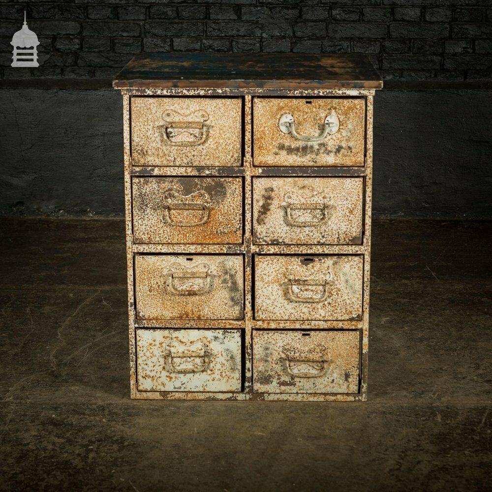 photo buy Set Of Heavy Duty Industrial Machinists Drawers On Brass Runner Wheels