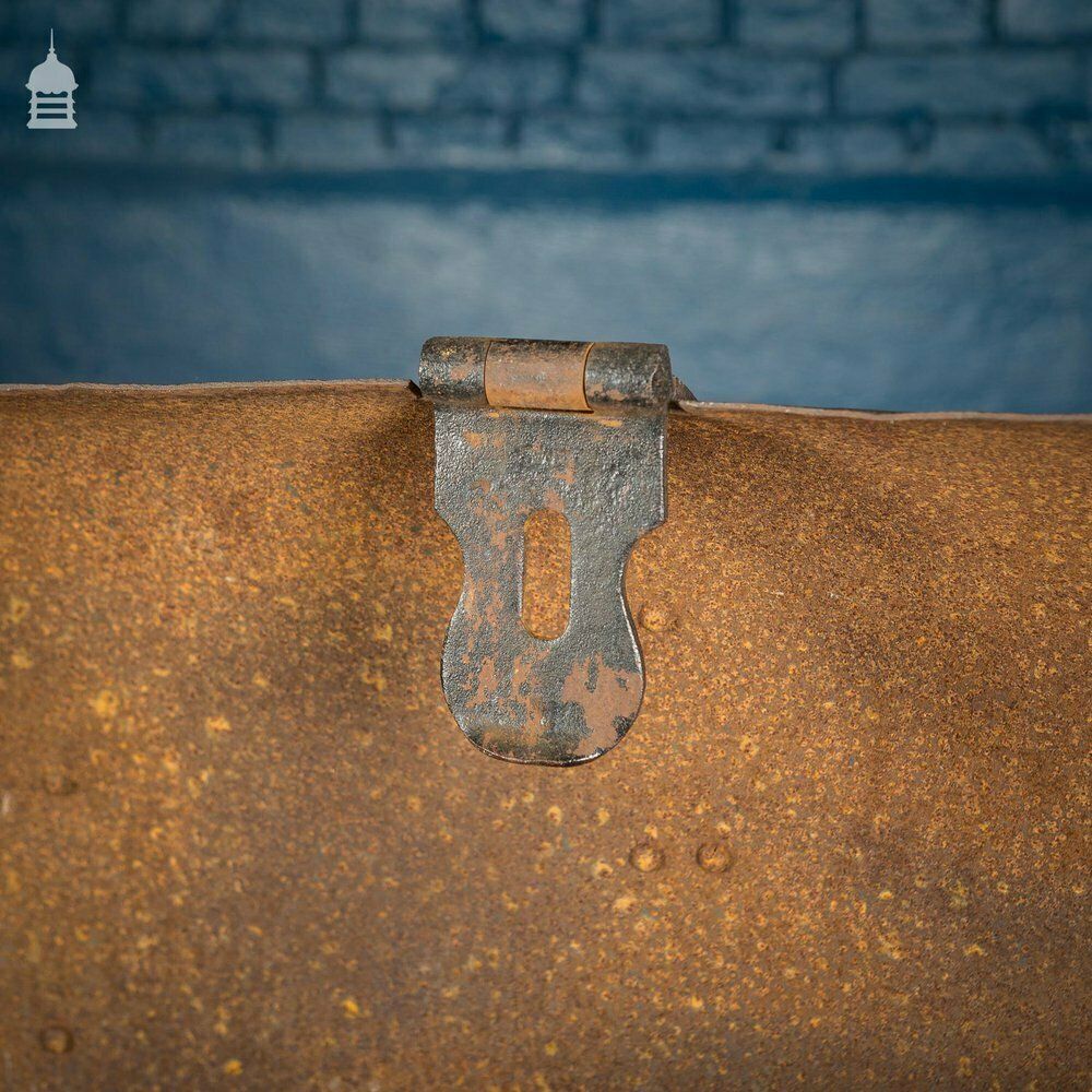 18th C Forged Dome Top Strongbox photo for sale
