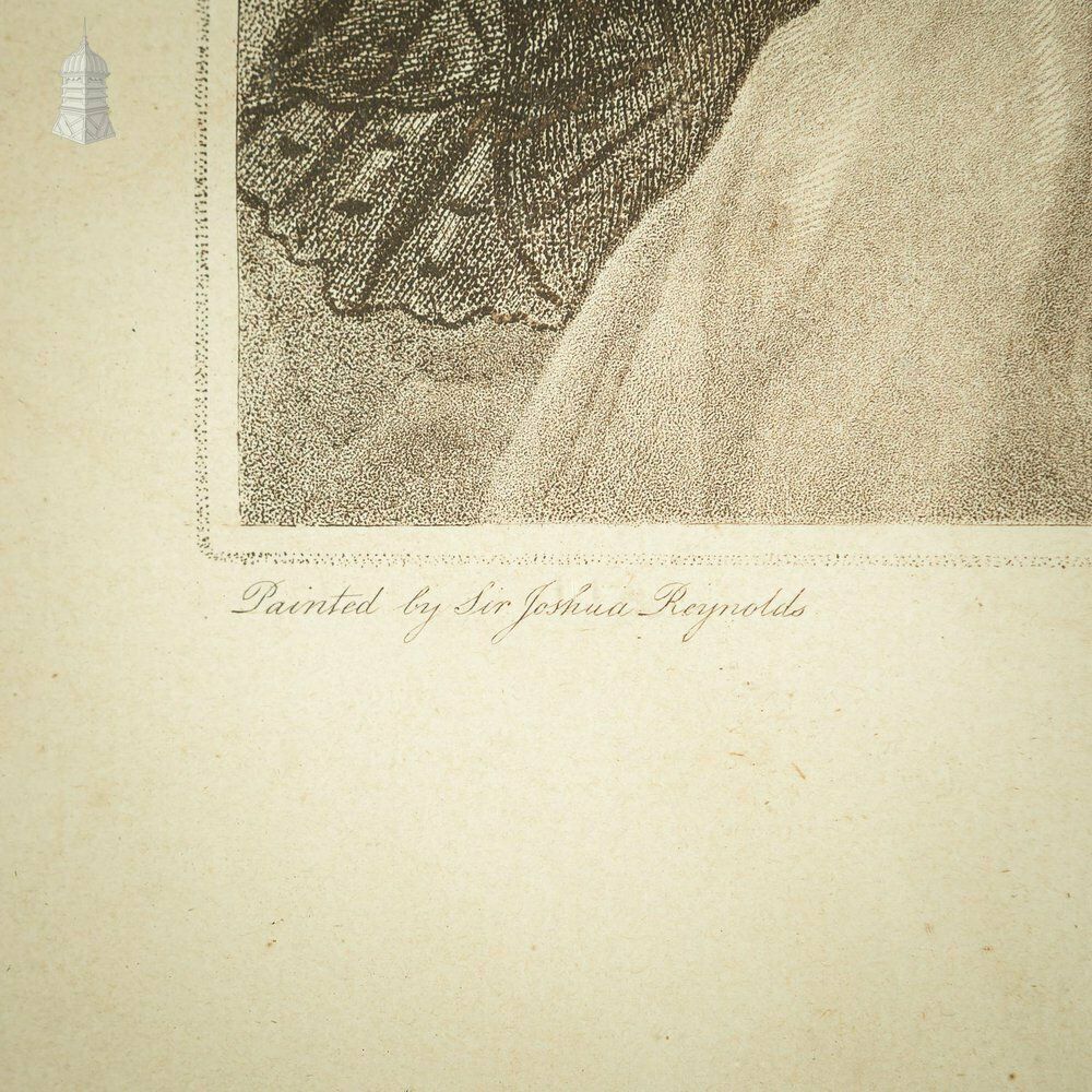 Framed Print Of 1789 Engraving Of Lady Smyth And Her Children: George Henry, Louisa And Charlotte photo vintage