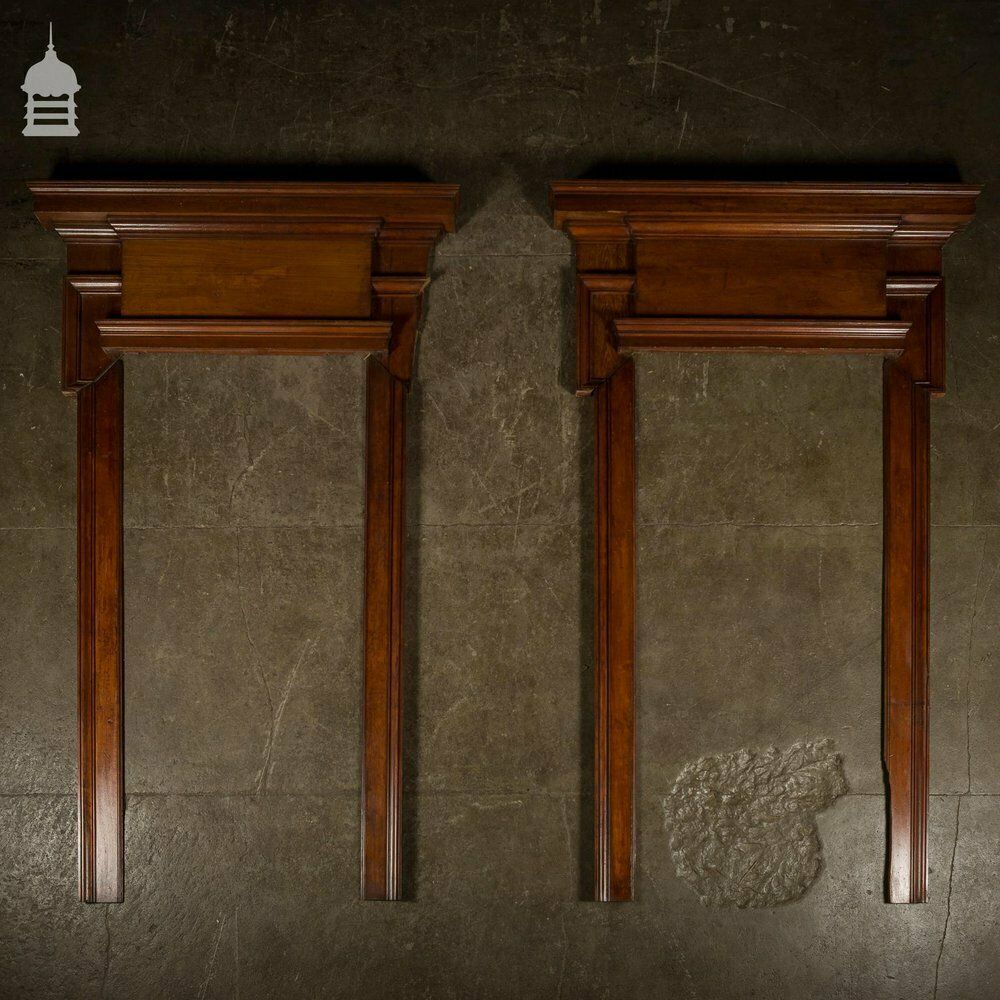 Pair Of Edwardian Oak Door Surrounds Architraves photo buy