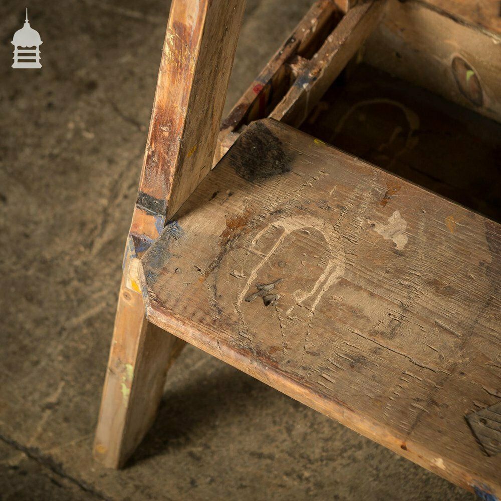 photo furniture Workshop Steps Made From Reclaimed Materials