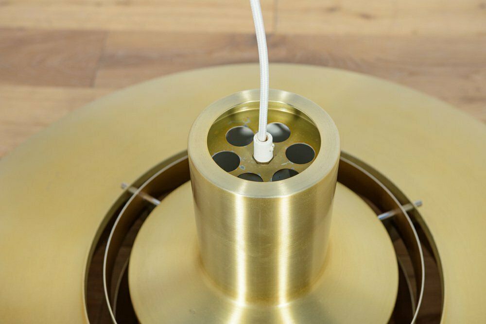 Lighting Large Mid Century Ceiling Lamp Model P700 By Preben Fabricius & Jørgen Kastholm For Nordisk Solar, 1960s photo