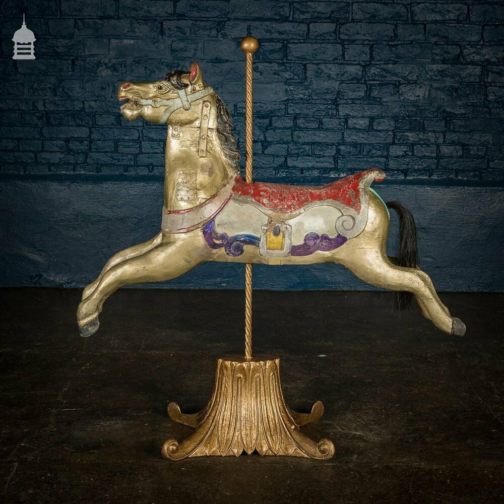 A Rare English 19th C Juvenile Carousel Galloper Horse By Anderson Of Bristol Circa 1890 No. 10 photo furniture