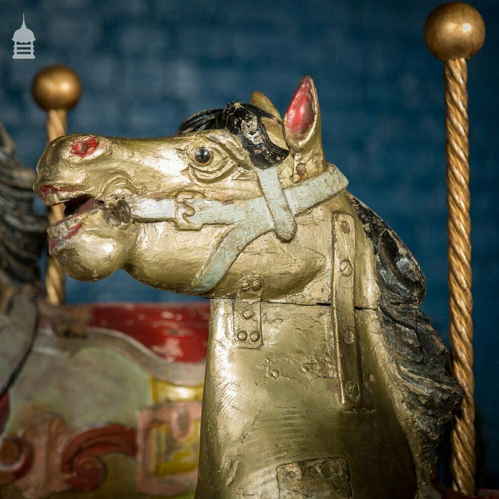 A Rare English 19th C Juvenile Carousel Galloper Horse By Anderson Of Bristol Circa 1890 No. 10 photo buy