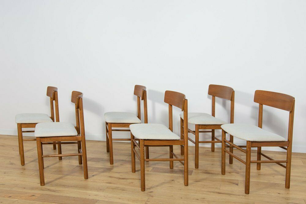 J39 Folkchairs Chairs By Børge Mogensen For Farstrup, 1950s, Set Of 6 photo 2490.0