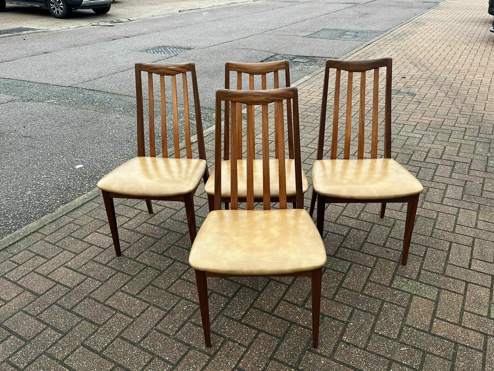 Mid Century G Plan Extending Dining Table & Chairs photo vintage