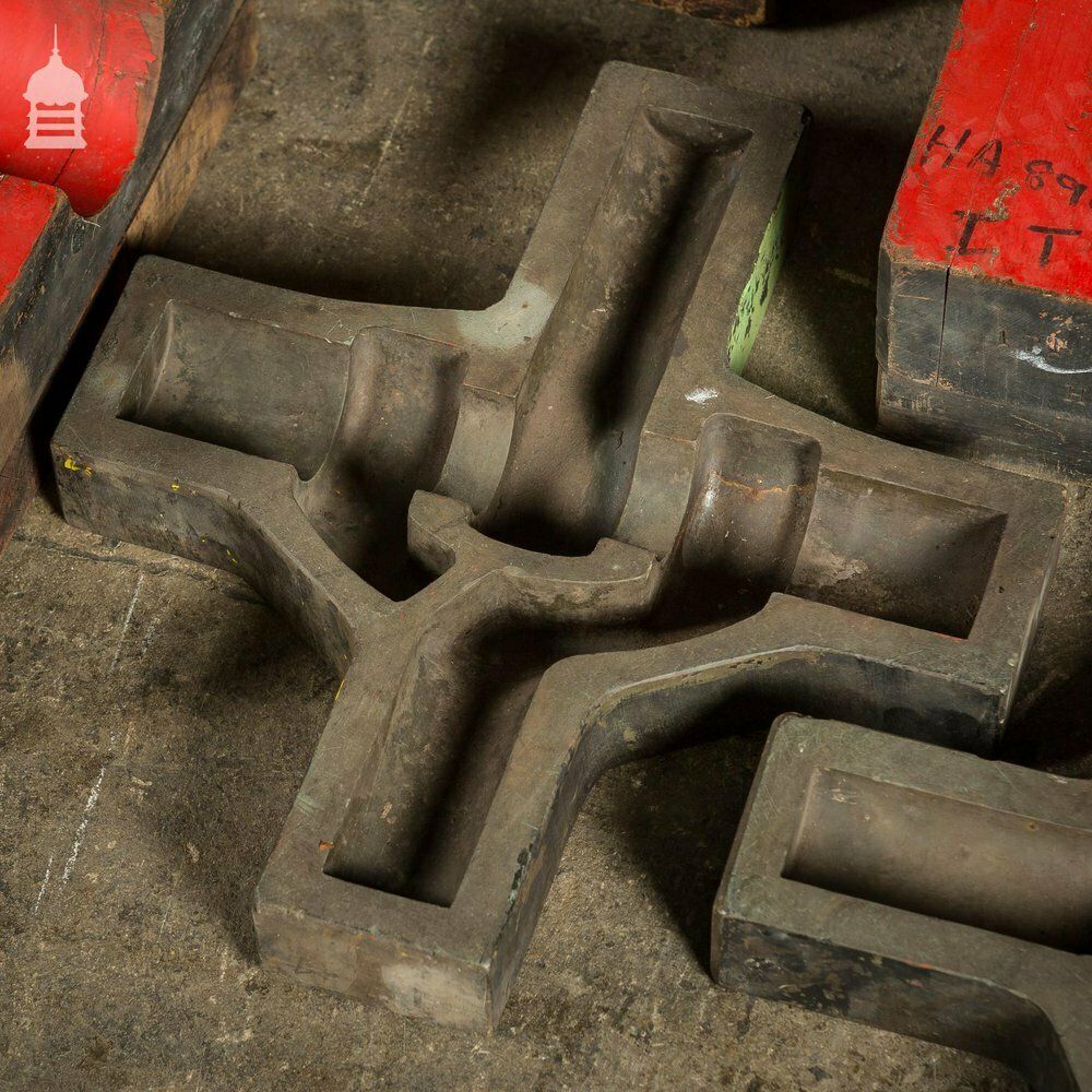 Collection Of 18 Red And Black Industrial Factory Moulds photo 1140.0