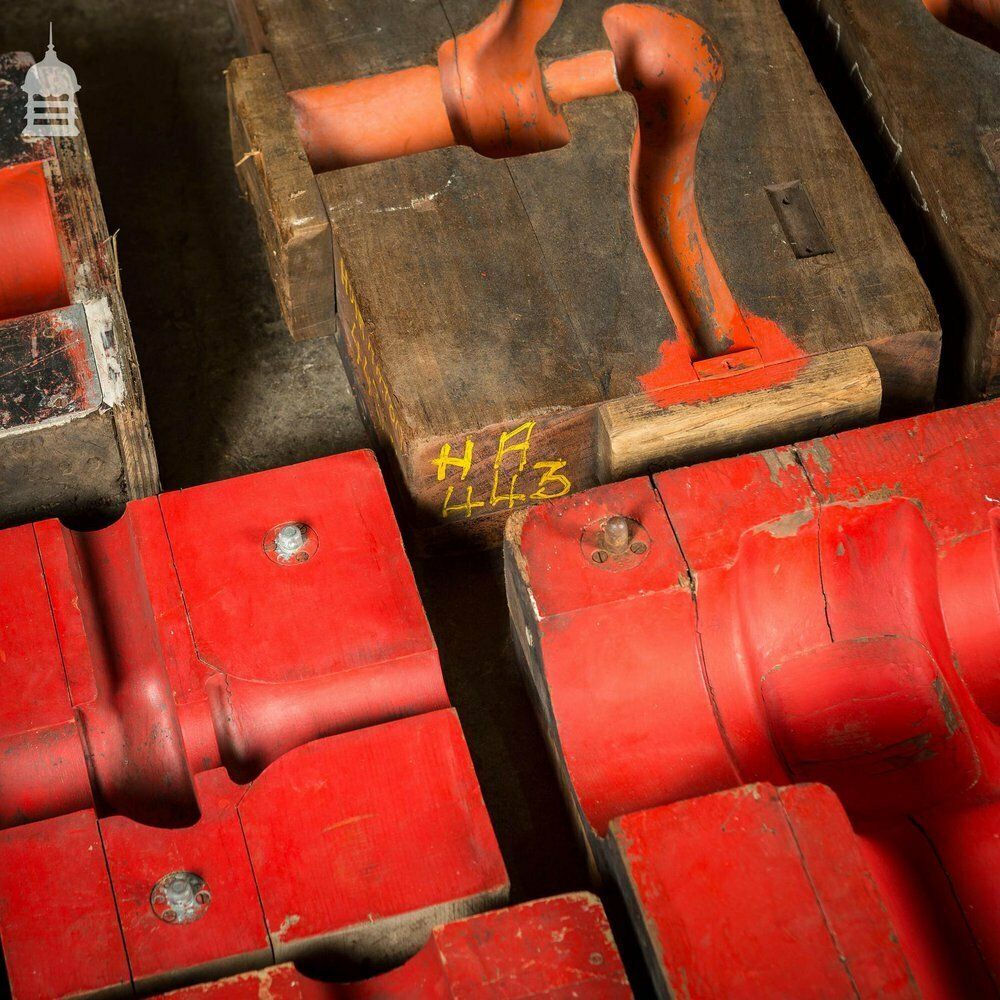 Home Decor Collection Of 18 Red And Black Industrial Factory Moulds photo