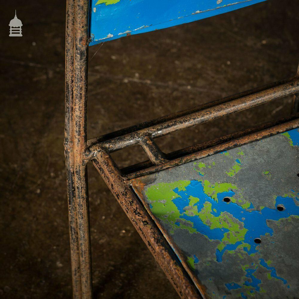 photo buy Set Of 10 Metal Industrial Chairs From Indonesia