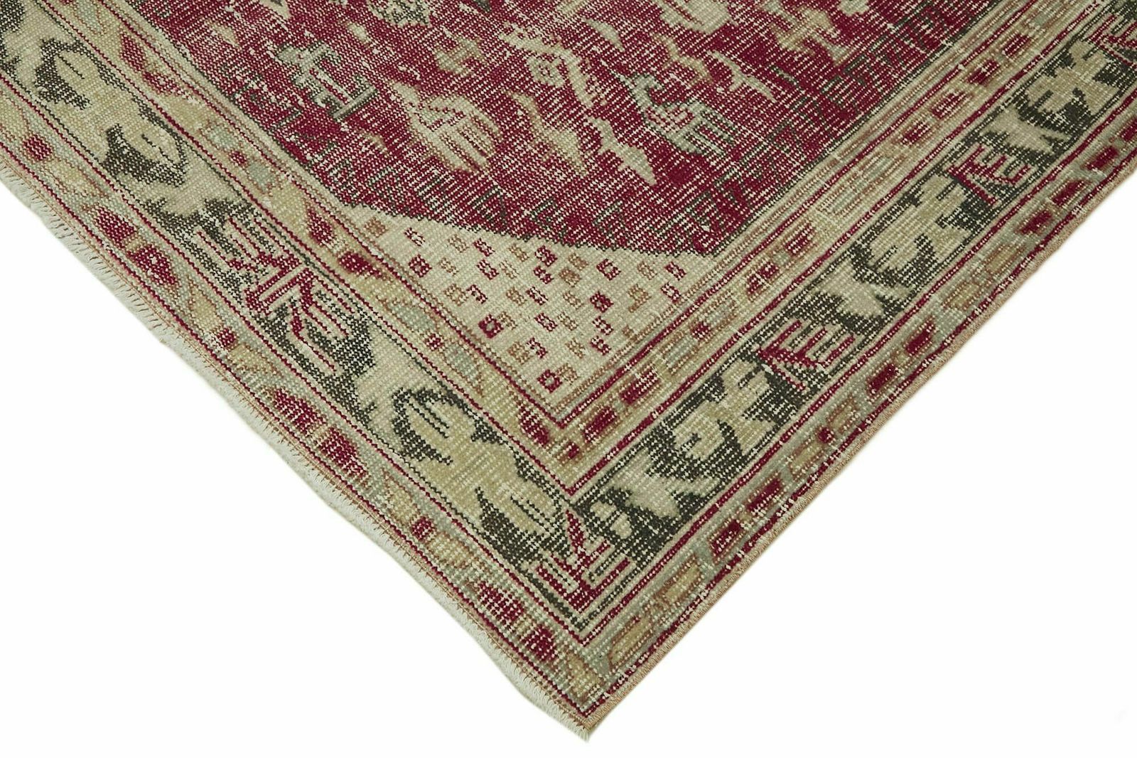 Handmade Anatolian Beige Turkish Vintage Area Rug 162 Cm X 260 Cm photo Textiles