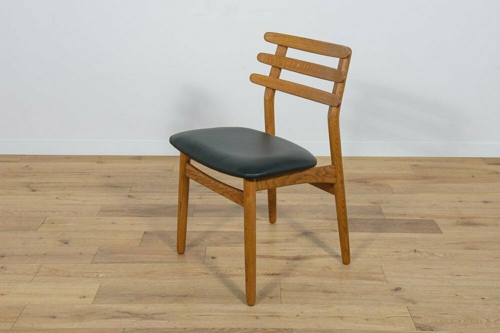 photo for sale Mid Century Oak Dining Chairs By Poul Volther For Fdb Mobler, Denmark, 1960s, Set Of 6