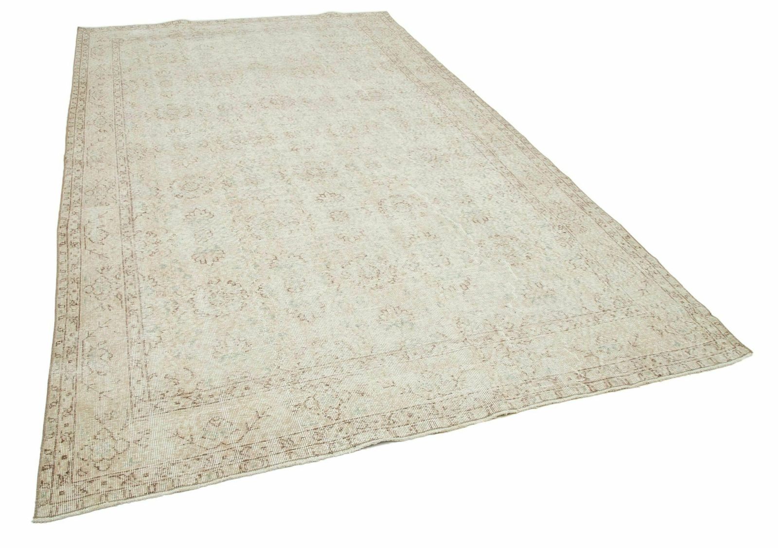 6x11 Beige Turkish Vintage Area Rug   24993 photo furniture