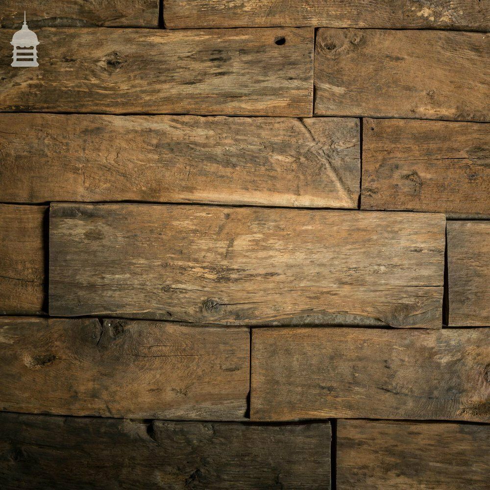 Batch Of Short Length Norfolk Broads Black Bog Oak Floor Board Wall Cladding 8.5 Square Metres photo 2244.0