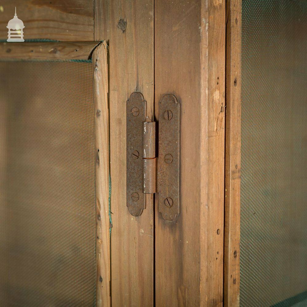 Large Georgian Pine Meat Safe Cupboard photo Furniture