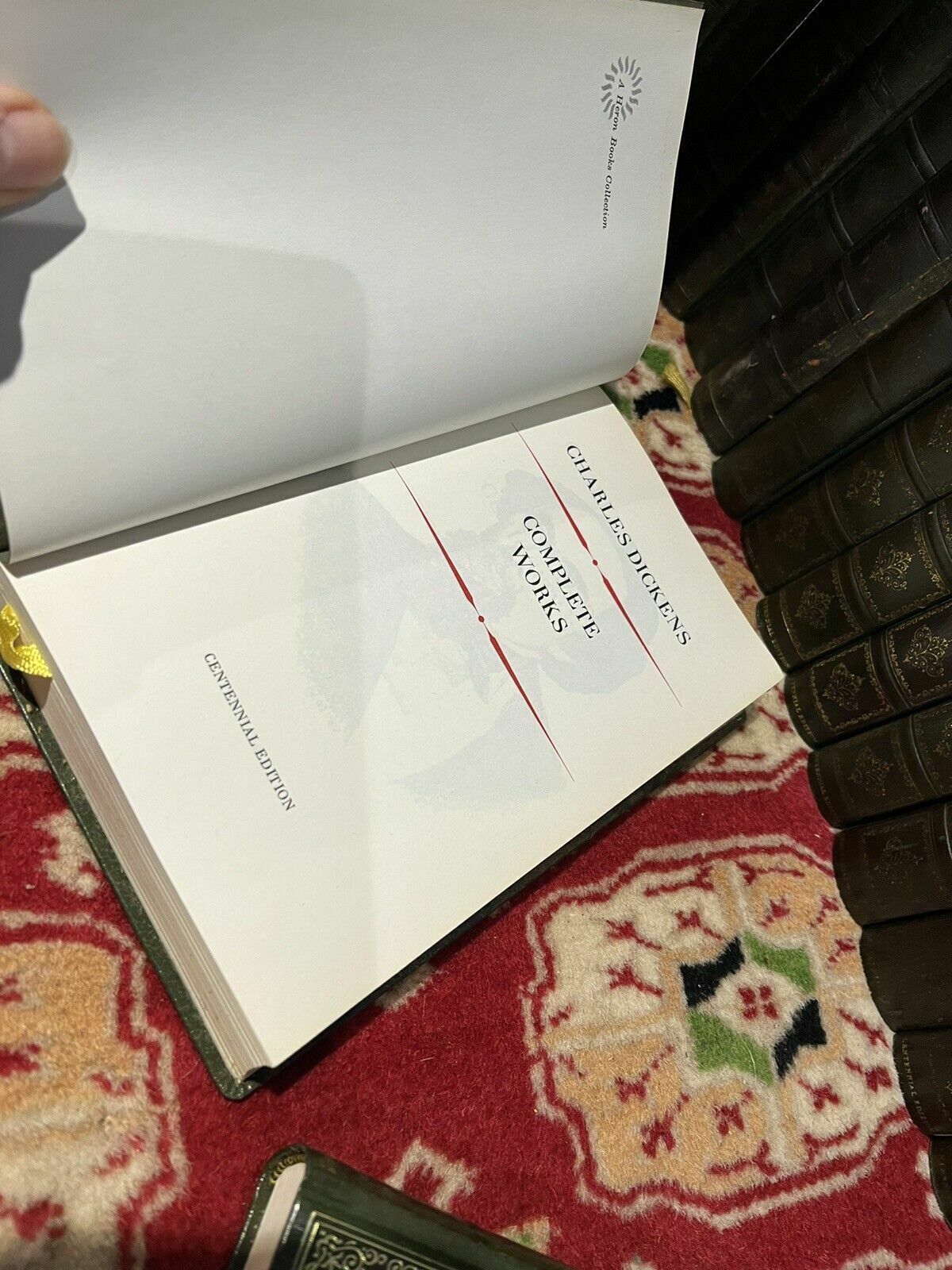 photo furniture Charles Dickens Works. 31 Books