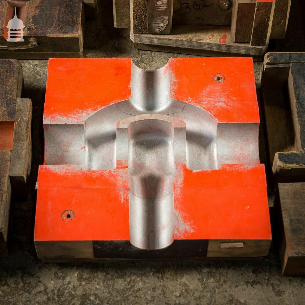 photo vinterior Collection Of 28 Red And Black Industrial Foundry Factory Moulds