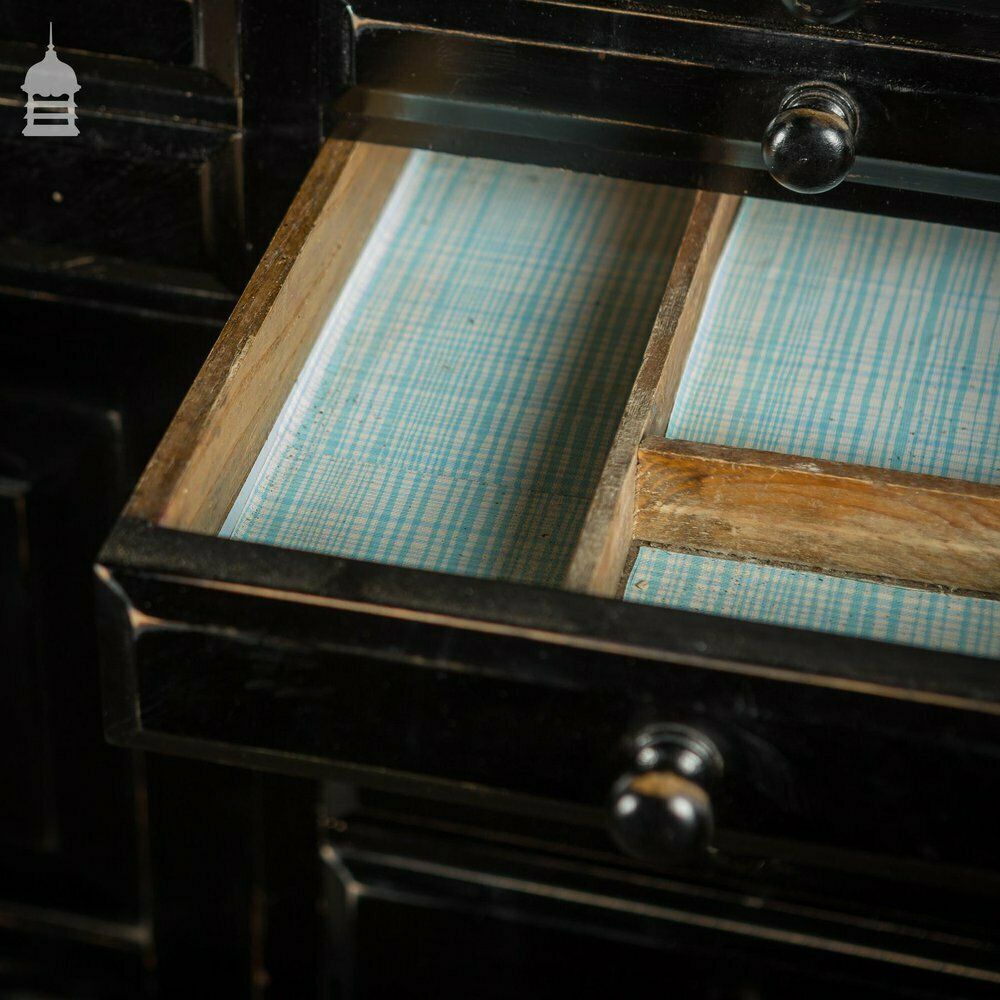 Edwardian Ebonized Dentist Cabinet photo for sale