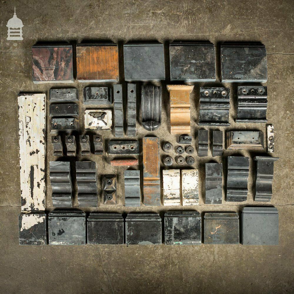 Assortment Of Reclaimed Slate Fireplace Corbels And Parts photo furniture