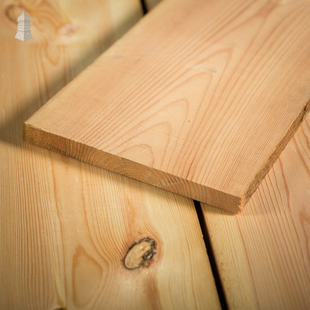 Batch Of 65 Square Metres Of 9 Inch Wide Pine Floorboards Cut From Floor Joists Salvaged From Norwich Castle photo for sale