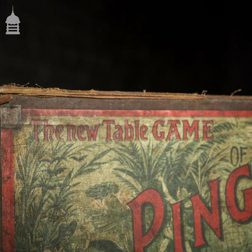 photo furniture J. Jaques & Son Original 1901 Boxed Hamleys The New Table Game Of Ping Pong Or Gossima