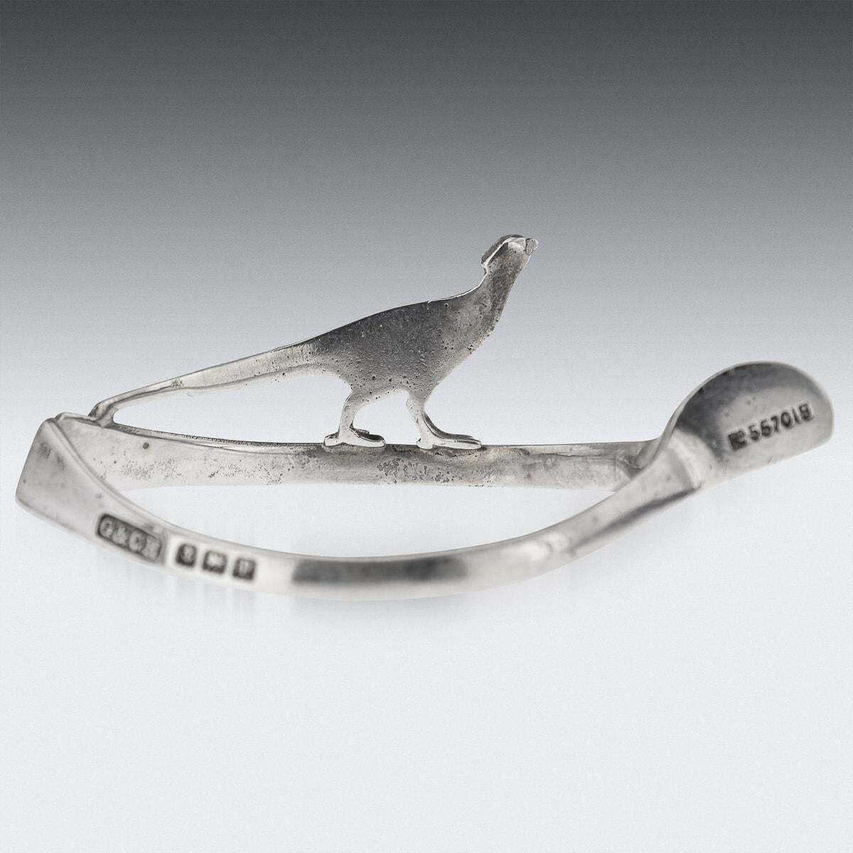 20th Century British Solid Silver 'Lucky Animals' Napkin Rings, Asprey, C.1913 photo buy